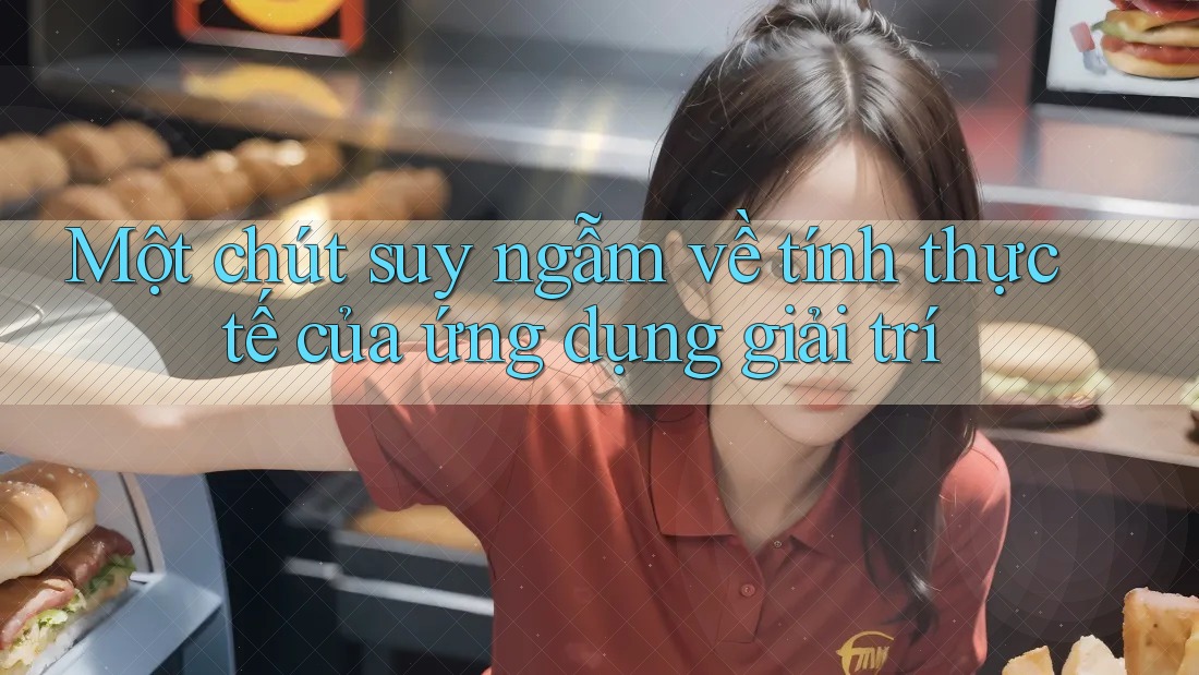 Một chút suy ngẫm về tính thực tế của ứng dụng giải trí Một chút suy ngẫm về tính thực tế của ứng dụng giải trí