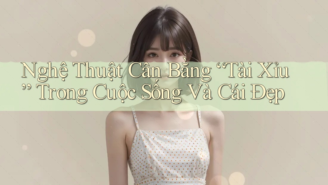 Nghệ Thuật Cân Bằng “Tài Xỉu” Trong Cuộc Sống Và Cái Đẹp