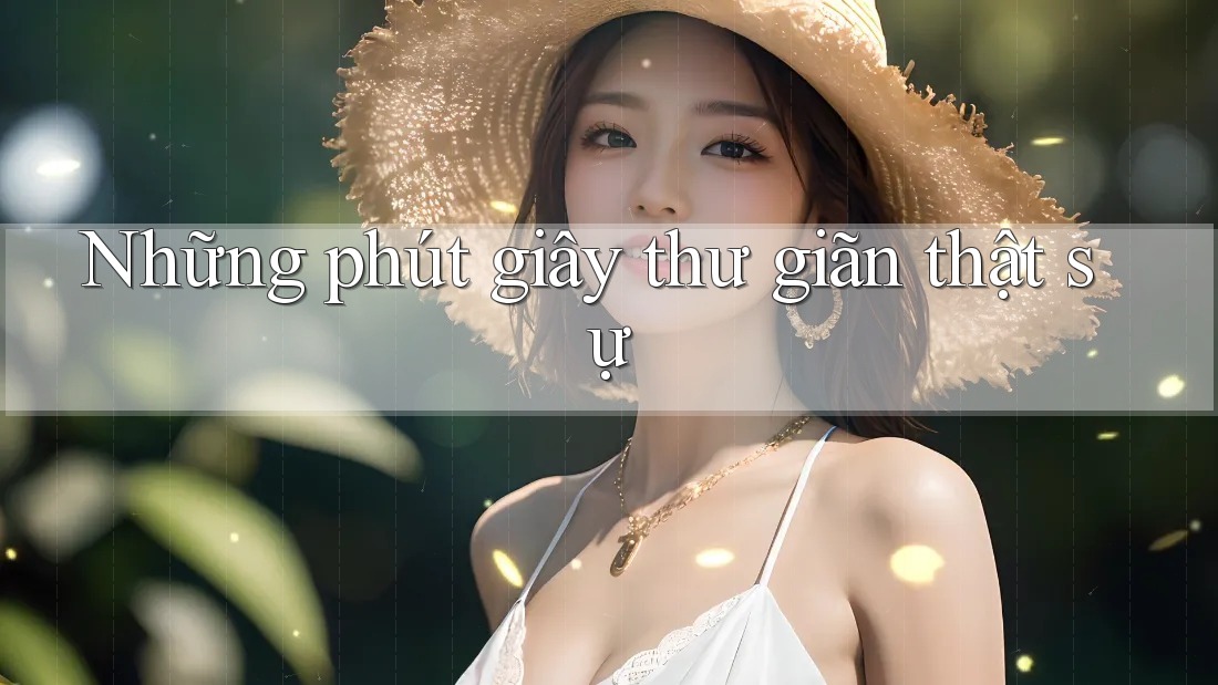 Những phút giây thư giãn thật sự Những phút giây thư giãn thật sự
