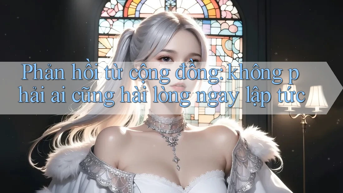 Phản hồi từ cộng đồng: không phải ai cũng hài lòng ngay lập tức Phản hồi từ cộng đồng: không phải ai cũng hài lòng ngay lập tức