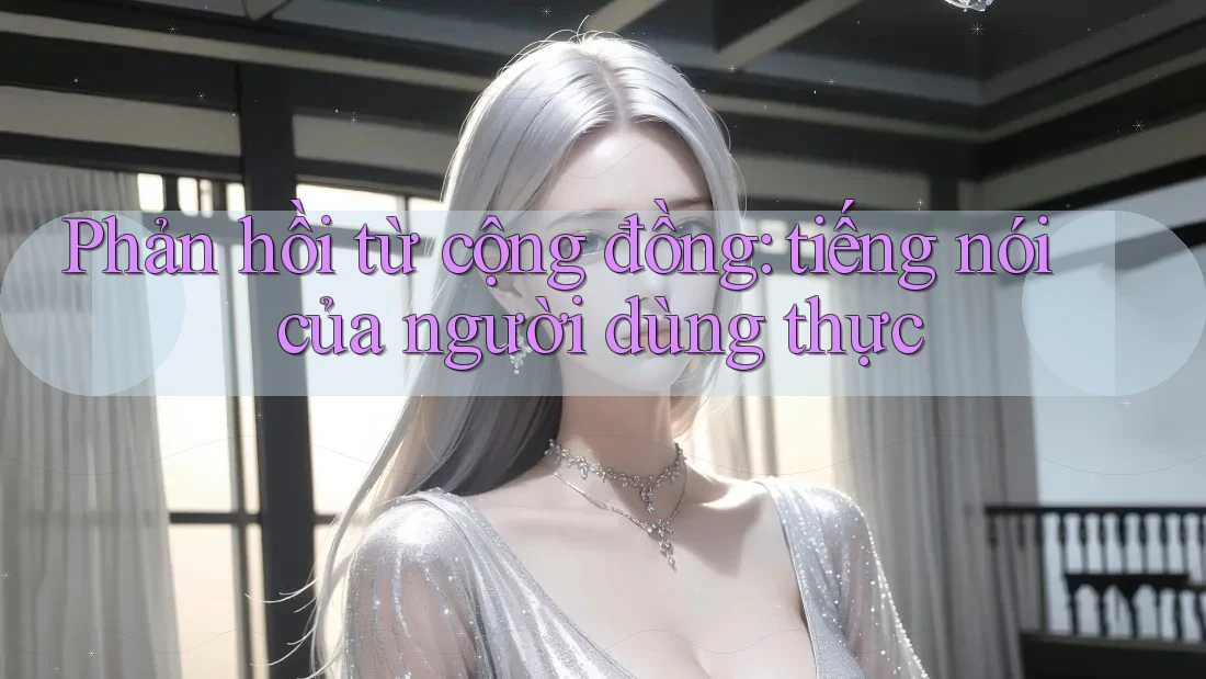Phản hồi từ cộng đồng: tiếng nói của người dùng thực