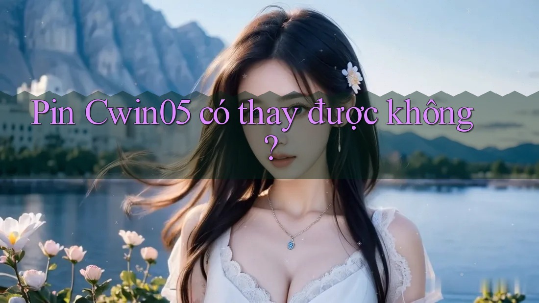 Pin Cwin05 có thay được không?
