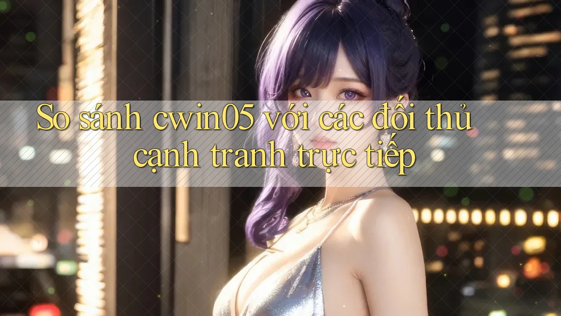 So sánh cwin05 với các đối thủ cạnh tranh trực tiếp So sánh cwin05 với các đối thủ cạnh tranh trực tiếp