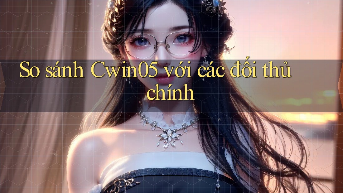 So sánh Cwin05 với các đối thủ chính So sánh Cwin05 với các đối thủ chính