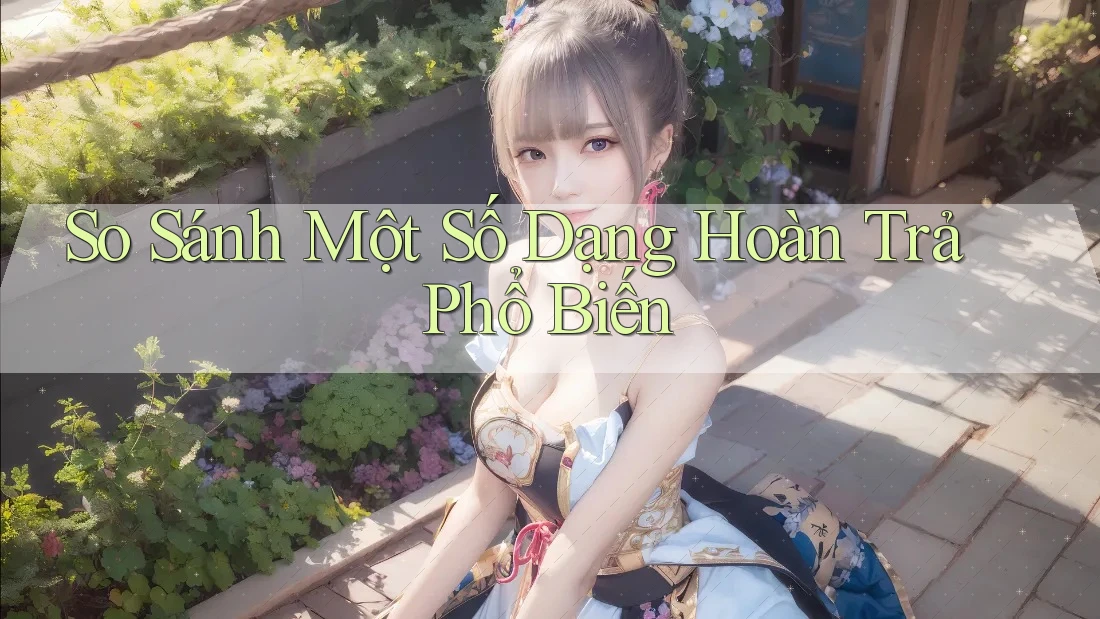 So Sánh Một Số Dạng Hoàn Trả Phổ Biến