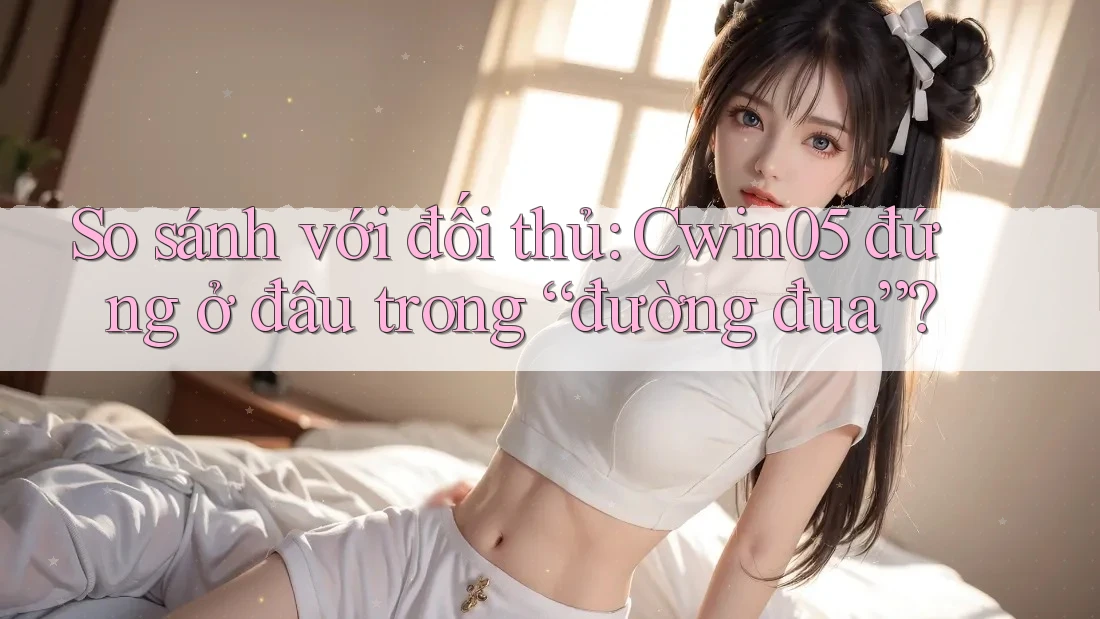 So sánh với đối thủ: Cwin05 đứng ở đâu trong “đường đua”? So sánh với đối thủ: Cwin05 đứng ở đâu trong “đường đua”?