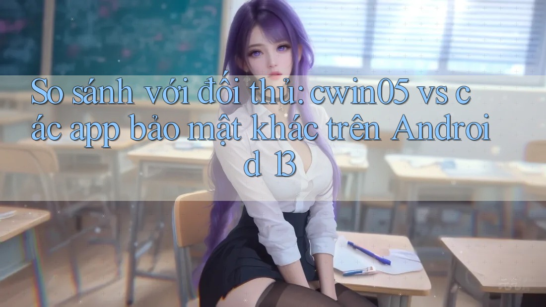 So sánh với đối thủ: cwin05 vs các app bảo mật khác trên Android 13