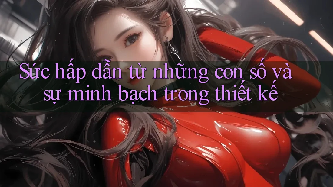 Sức hấp dẫn từ những con số và sự minh bạch trong thiết kế Sức hấp dẫn từ những con số và sự minh bạch trong thiết kế