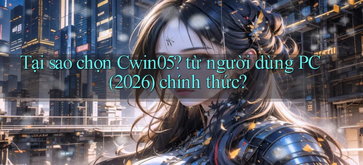 Tại sao chọn Cwin05 từ người dùng PC (2026) chính thức