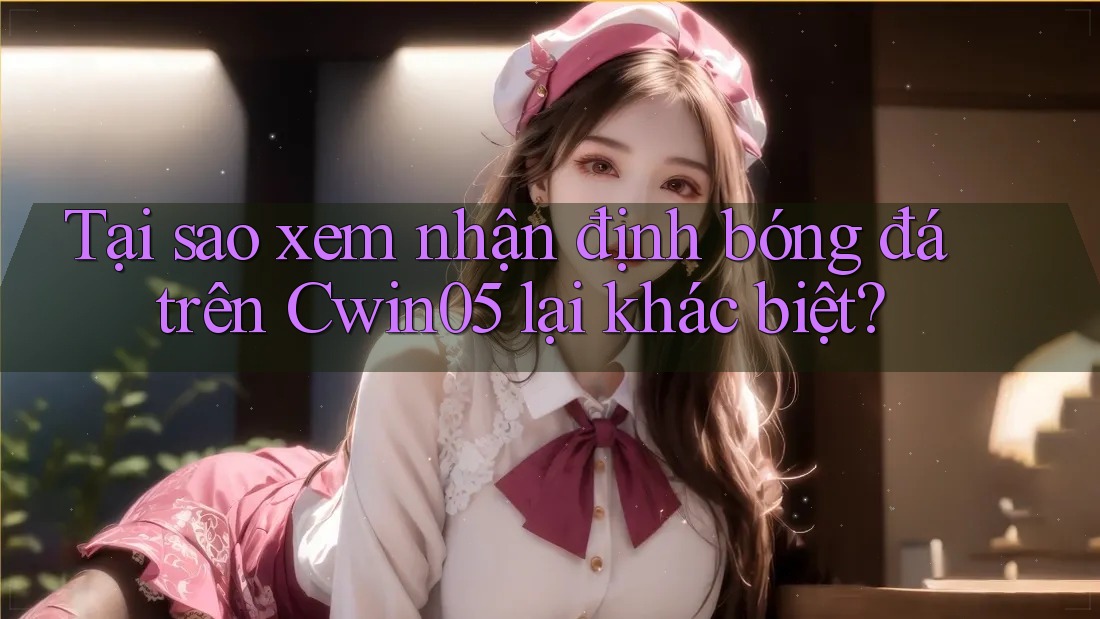 Tại sao xem nhận định bóng đá trên Cwin05 lại khác biệt?