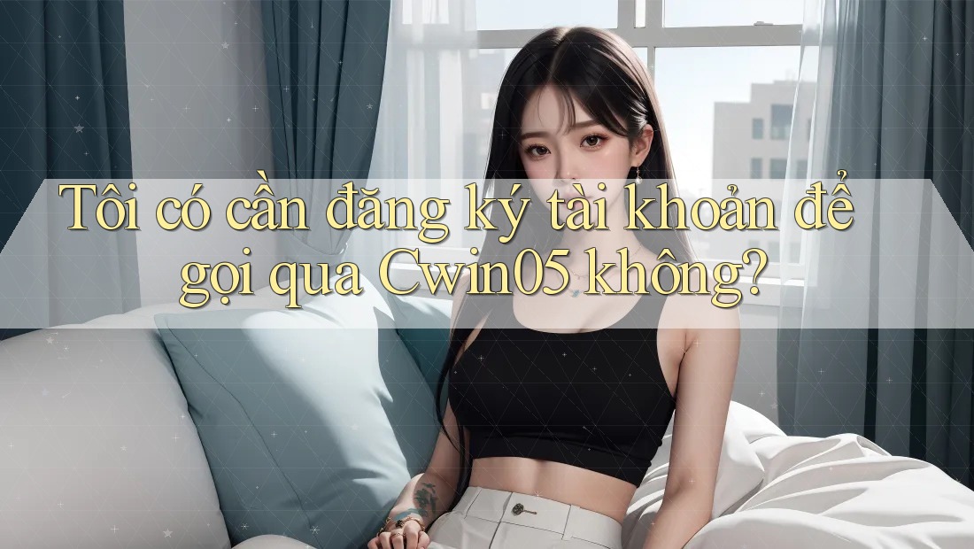 Tôi có cần đăng ký tài khoản để gọi qua Cwin05 không?