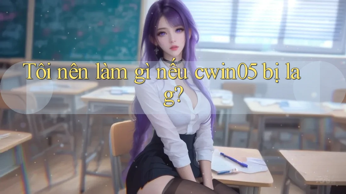 Tôi nên làm gì nếu cwin05 bị lag?
