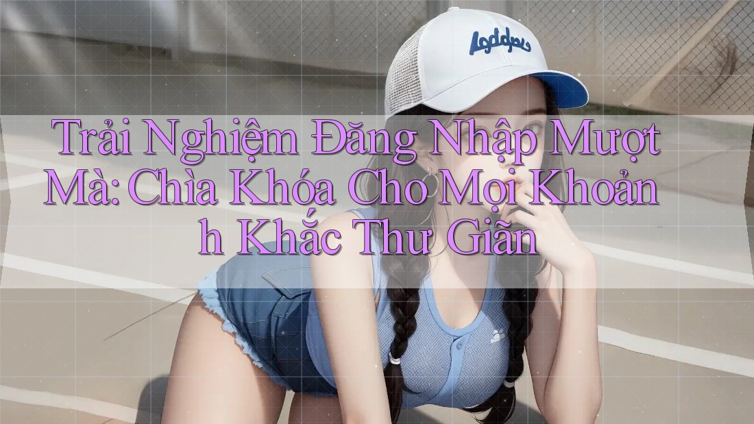 Trải Nghiệm Đăng Nhập Mượt Mà: Chìa Khóa Cho Mọi Khoảnh Khắc Thư Giãn Trải Nghiệm Đăng Nhập Mượt Mà: Chìa Khóa Cho Mọi Khoảnh Khắc Thư Giãn
