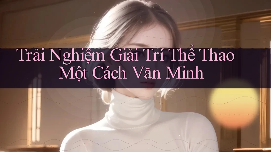 Trải Nghiệm Giải Trí Thể Thao Một Cách Văn Minh