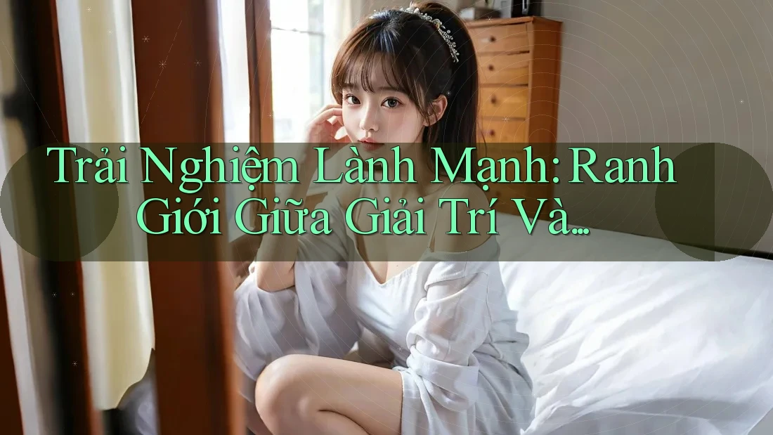 Trải Nghiệm Lành Mạnh: Ranh Giới Giữa Giải Trí Và. . .