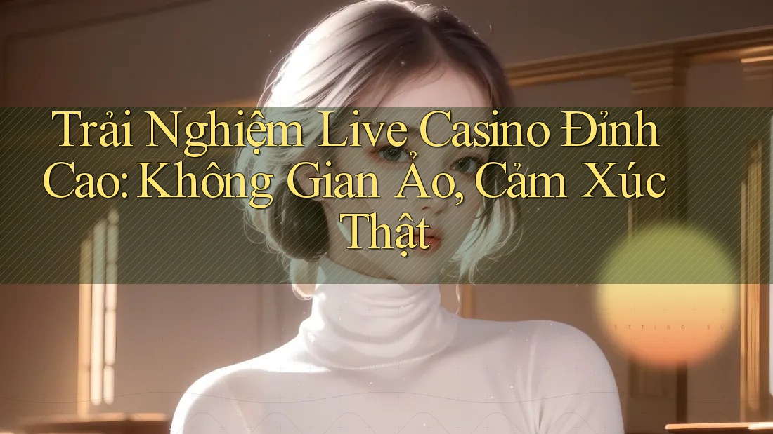 Trải Nghiệm Live Casino Đỉnh Cao: Không Gian Ảo, Cảm Xúc Thật Trải Nghiệm Live Casino Đỉnh Cao: Không Gian Ảo, Cảm Xúc Thật