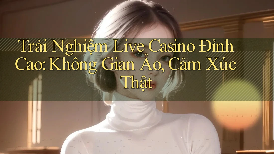Trải Nghiệm Live Casino Đỉnh Cao: Không Gian Ảo, Cảm Xúc Thật