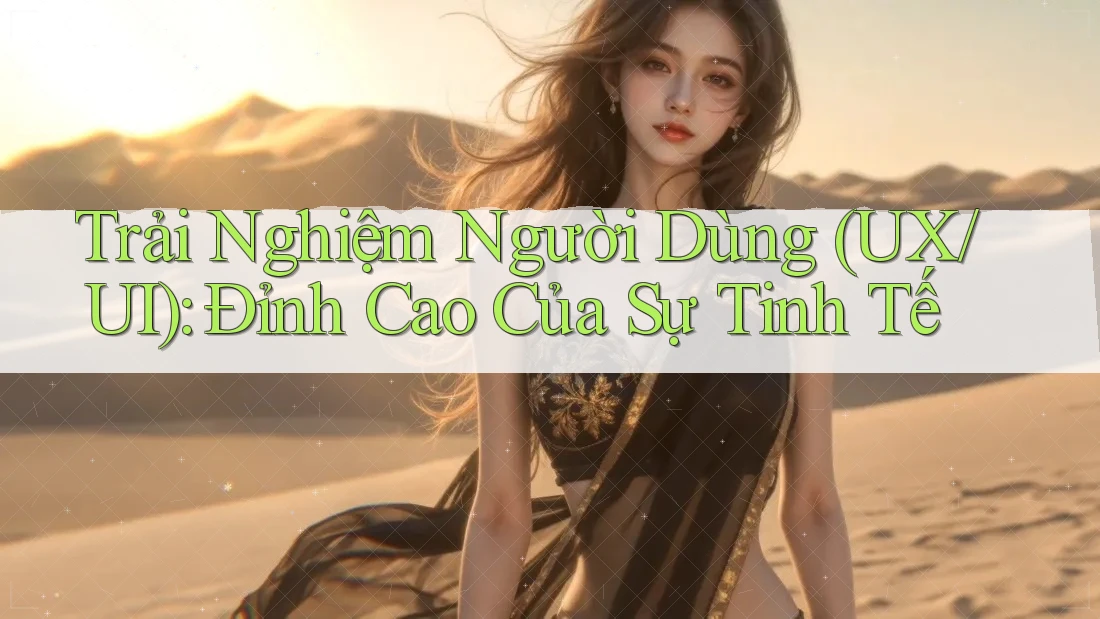 Trải Nghiệm Người Dùng (UX/UI): Đỉnh Cao Của Sự Tinh Tế Trải Nghiệm Người Dùng (UX/UI): Đỉnh Cao Của Sự Tinh Tế