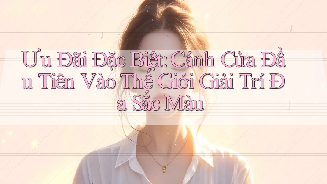 Ưu Đãi Đặc Biệt: Cánh Cửa Đầu Tiên Vào Thế Giới Giải Trí Đa Sắc Màu Ưu Đãi Đặc Biệt: Cánh Cửa Đầu Tiên Vào Thế Giới Giải Trí Đa Sắc Màu