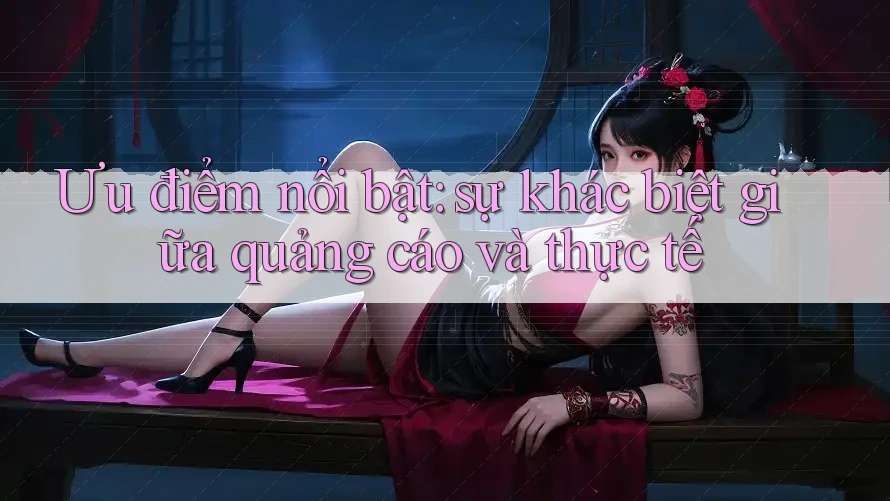 Ưu điểm nổi bật: sự khác biệt giữa quảng cáo và thực tế Ưu điểm nổi bật: sự khác biệt giữa quảng cáo và thực tế