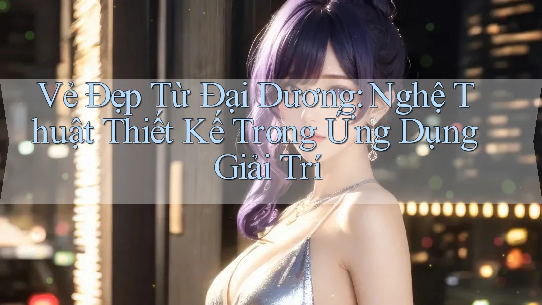 Vẻ Đẹp Từ Đại Dương: Nghệ Thuật Thiết Kế Trong Ứng Dụng Giải Trí
