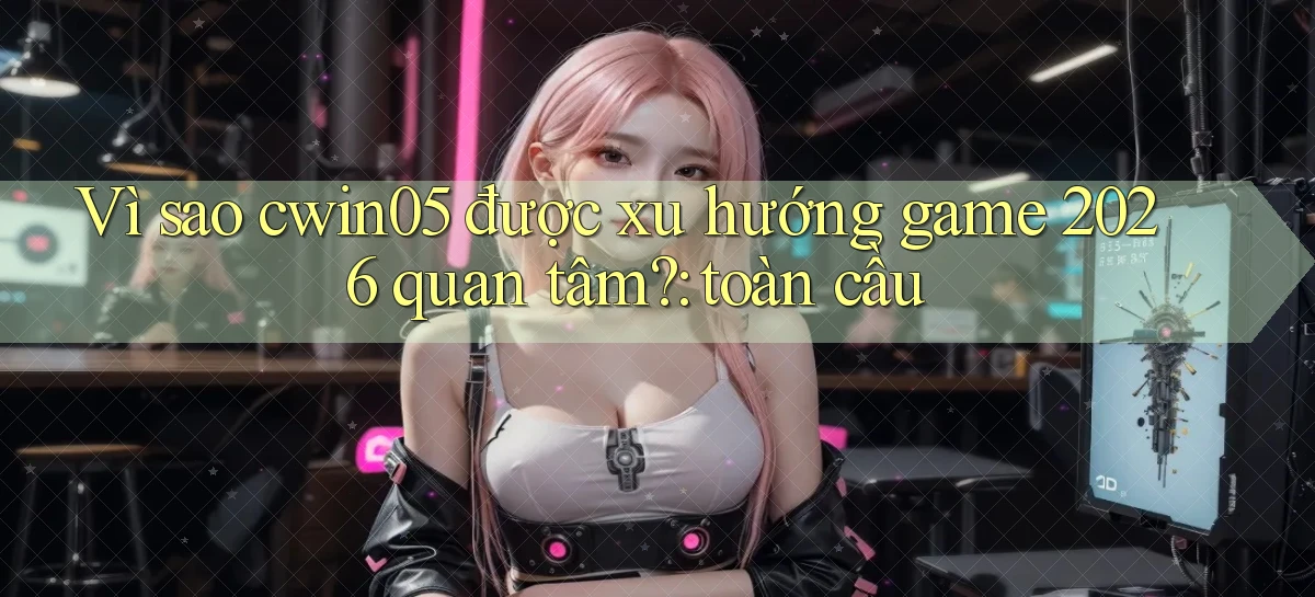 Vì sao cwin05 được xu hướng game 2026 quan tâm toàn cầu